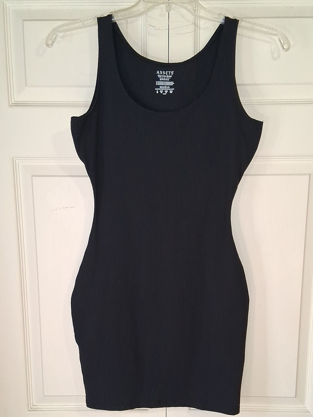 Assets By SPANX Tank Slip Dress - Sleeveless Shaping - XL - Black